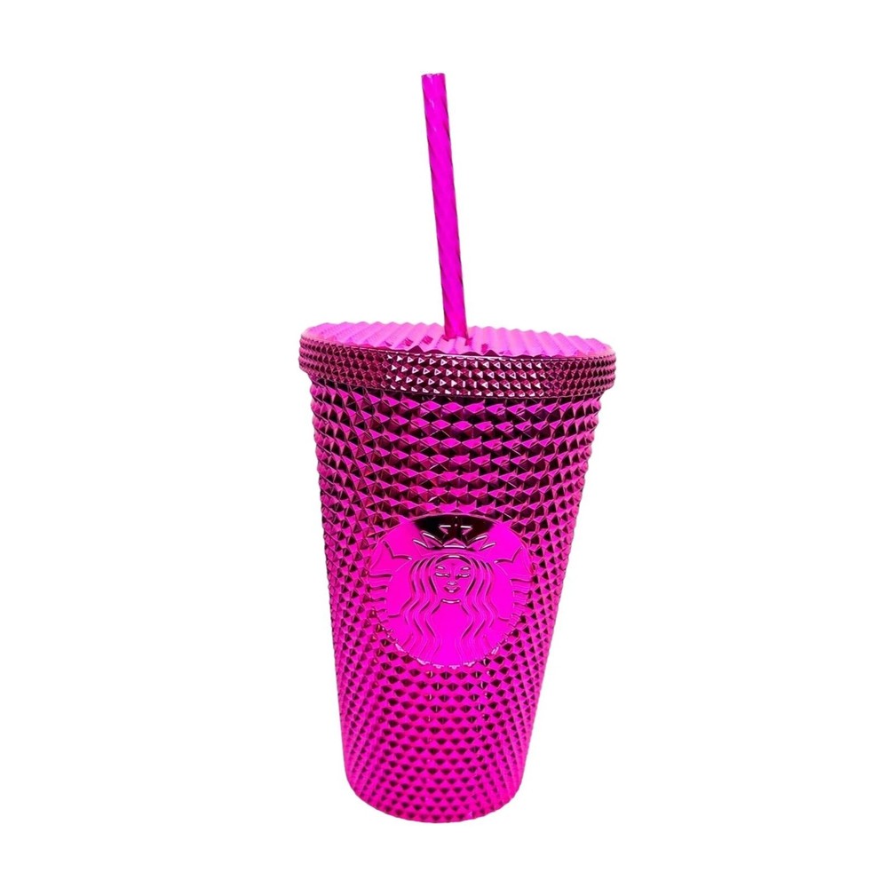 Starbucks Christmas 2022 Sangria Bling Grande Studded Tumbler 16oz Cold Cup I-99